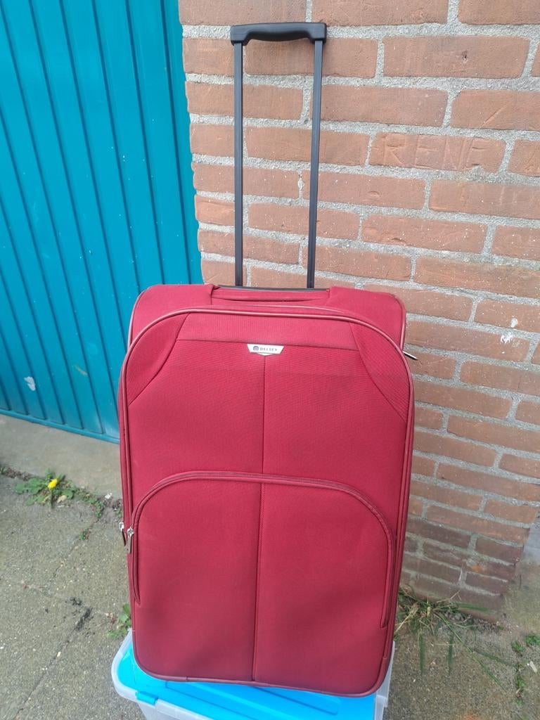 Delsey reiskoffer, Sieraden, Tassen en Uiterlijk, Koffers, Gebruikt, Hard kunststof, Ophalen of Verzenden, Wieltjes