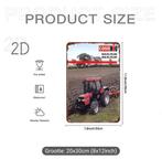 Metalen bord Case IH 845 XL Plus en 856 XL Plus, Ophalen of Verzenden, Nieuw, Reclamebord