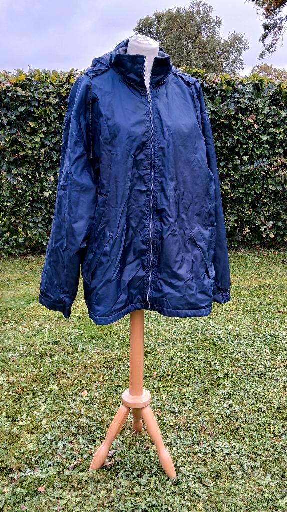 Warme gevoerde regenjas - met issues (zie tekst) - maat XXL, Caravans en Kamperen, Regenkleding, Gebruikt, Regenjas, Dames, Heren