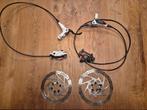 Shimano Deore Schijfremset - Wit, Fietsen en Brommers, Fietsonderdelen, Gebruikt, Overige typen, Shimano, Mountainbike
