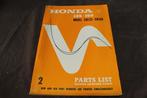 Honda CB125 CB160 twin 1966 motorcycle parts list, Ophalen of Verzenden, Honda