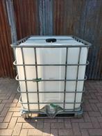 Ibc regenton watertank houtkrat slowfeeder moestuin, 150 liter of meer, Ophalen