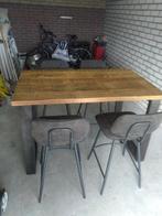 Te Koop Bartafel + 4 stoelen, Huis en Inrichting, Ophalen of Verzenden, Zo goed als nieuw