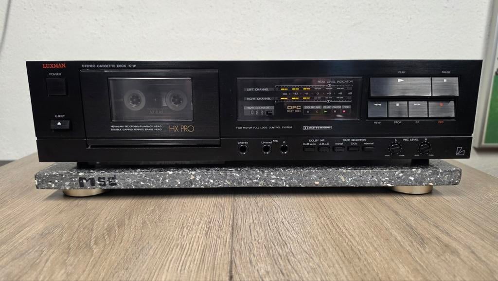 Luxman K-111 TOPklasse  HX-Pro Cassete Deck, Overige merken, Info@luxman.co.jp, Enkel, Ophalen of Verzenden