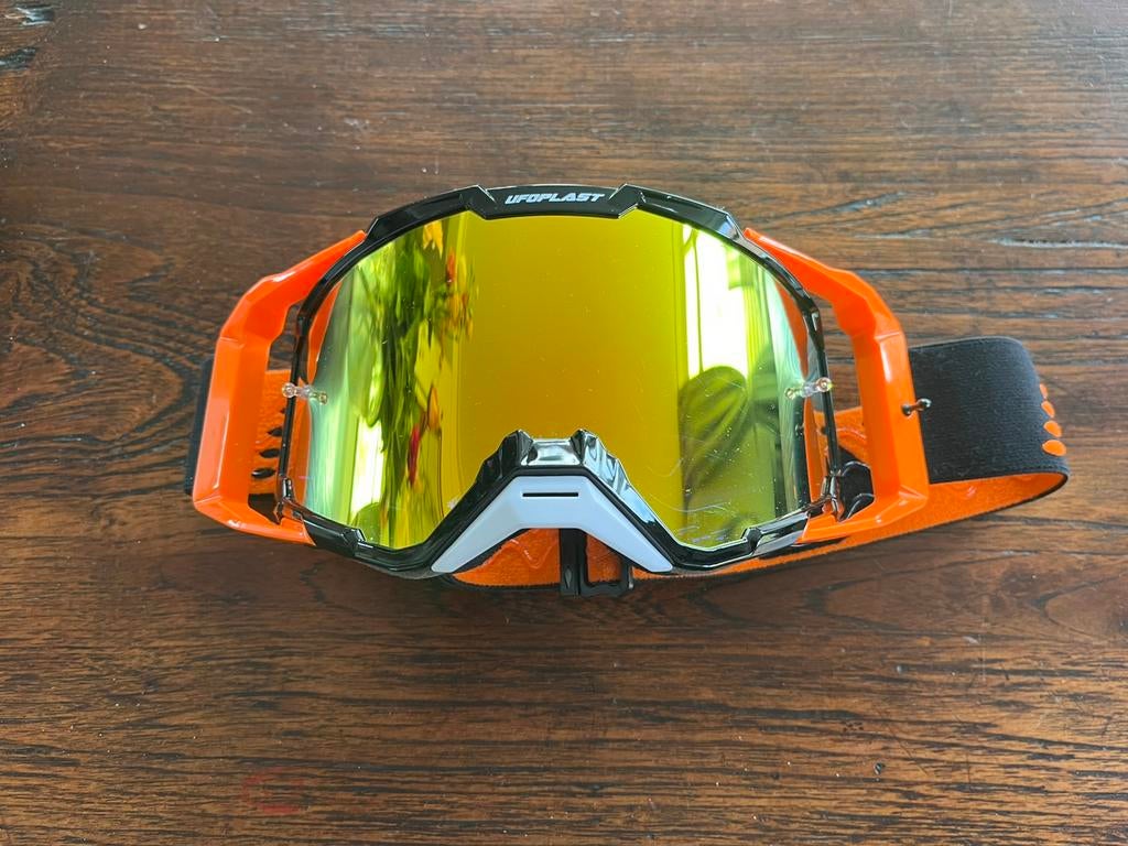 Cross bril UFO, Motoren, Kleding | Motorhelmen, Offroadhelm, Overige merken, Tweedehands, Ophalen of Verzenden