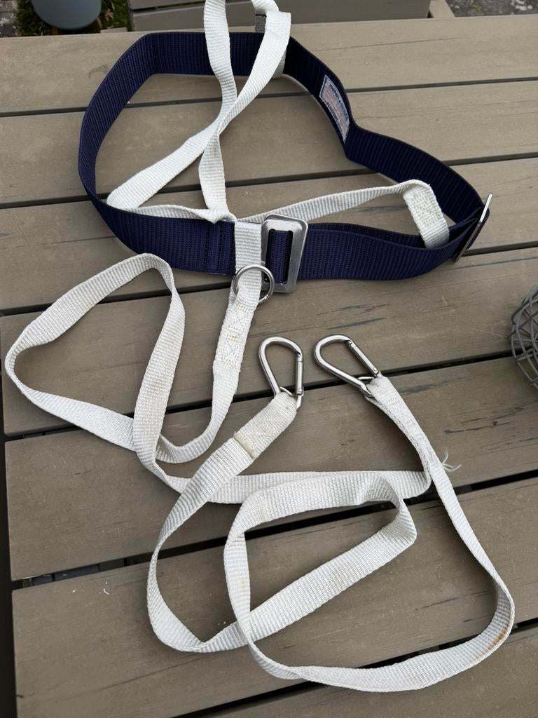Veiligheidsharnas met lifeline (bijv. voor op zeilboot), Ophalen of Verzenden, Zo goed als nieuw