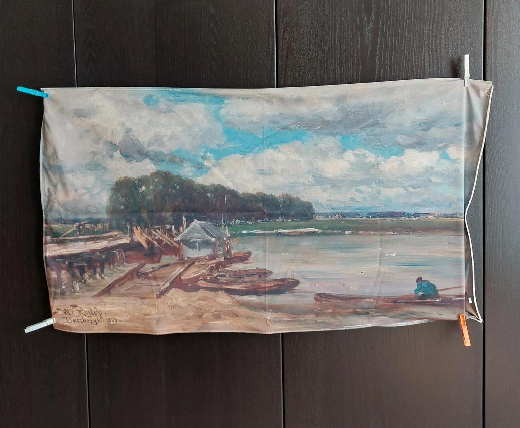 Brug over de IJssel bij Doesborgh door Willem Roelofs, Ophalen of Verzenden