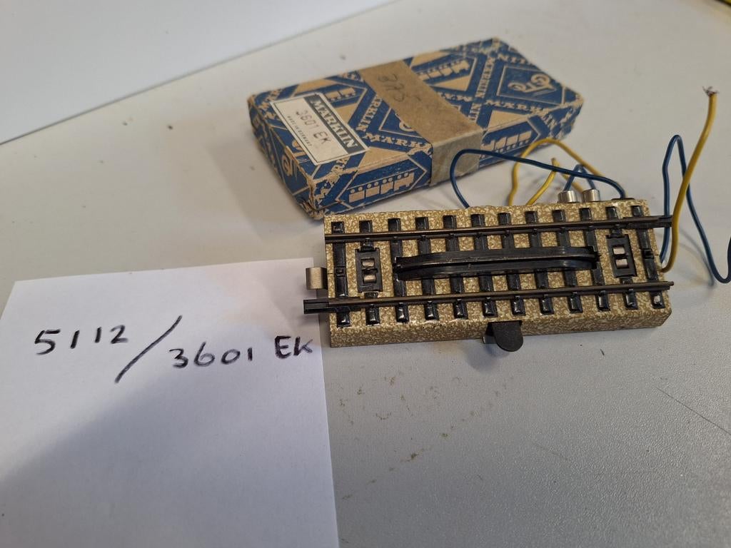 Märklin 5112 (oud nr. 3601EK) Ontkoppelrail, Hobby en Vrije tijd, Modeltreinen | H0, Wisselstroom, Gebruikt, Rails, Ophalen of Verzenden