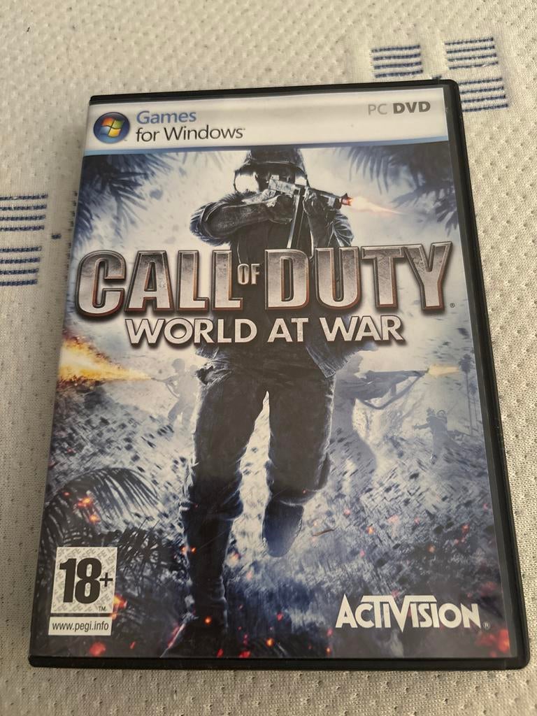 Call of Duty: World at War - PC DVD (Games for Windows), Spelcomputers en Games, Games | Pc, Online, Gebruikt, Vanaf 18 jaar, Shooter
