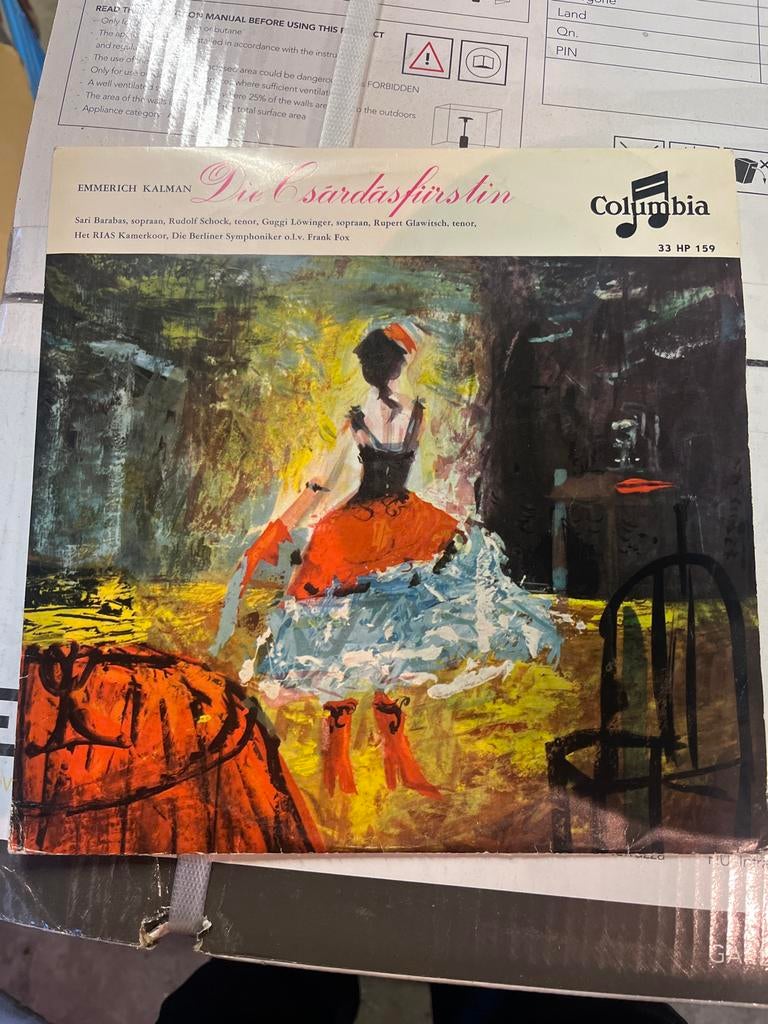 Emmerich Kálmán - Die Csárdásfürstin LP (Columbia), Ophalen, Gebruikt, Opera of Operette, Modernisme tot heden