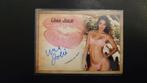 Uma Jolie Kiss & Autograph card, Verzenden, Zo goed als nieuw
