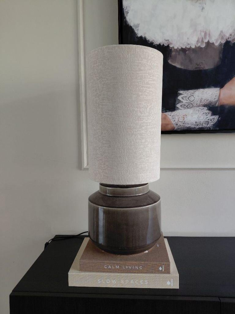 Lifestyle Home Collection Lampkap Lavonia Ecru 25x25x40 cm, Huis en Inrichting, Overige kleuren, 25 tot 50 cm, Rond, Nieuw