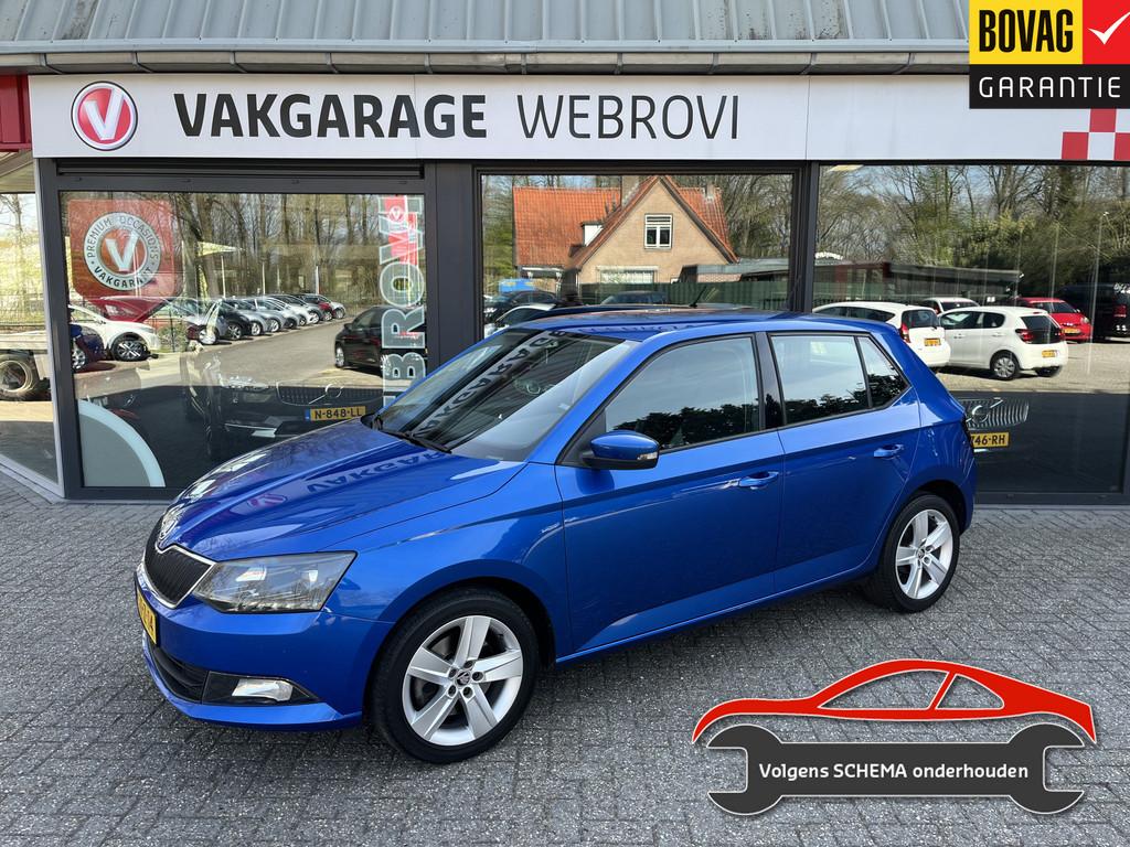 Skoda Fabia 1.2 TSI Ambition Trekhaak Incl Beurt (bj 2015), 4 cilinders, Met garantie (alle), Blauw, Origineel Nederlands