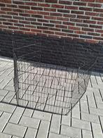 Konijnenren metaal zwart z.g.a.n., Dieren en Toebehoren, Ophalen, 110 cm of meer, Ren, 60 tot 90 cm