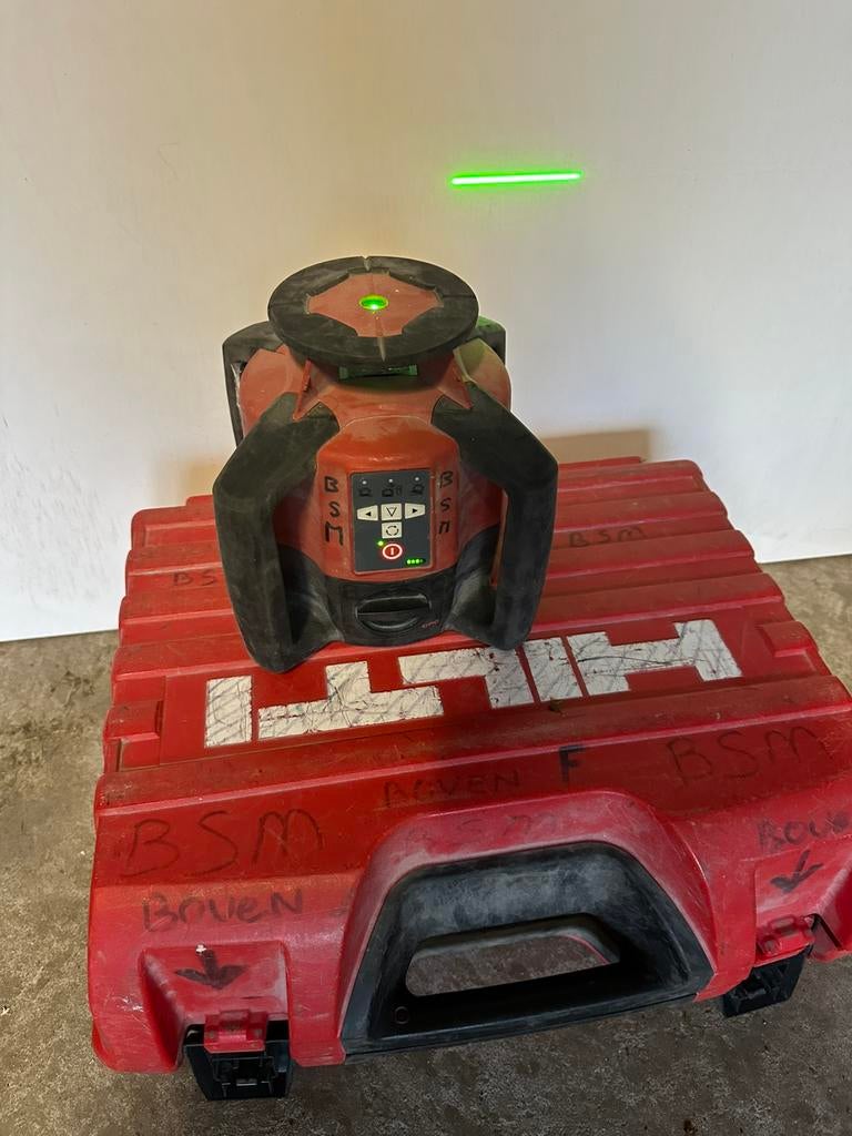 Hilti pri 36 roterende laser, Ophalen, Gebruikt
