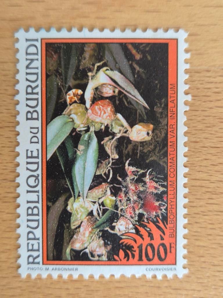 Burundi 1995 bloem, Ophalen of Verzenden, Overige landen, Gestempeld