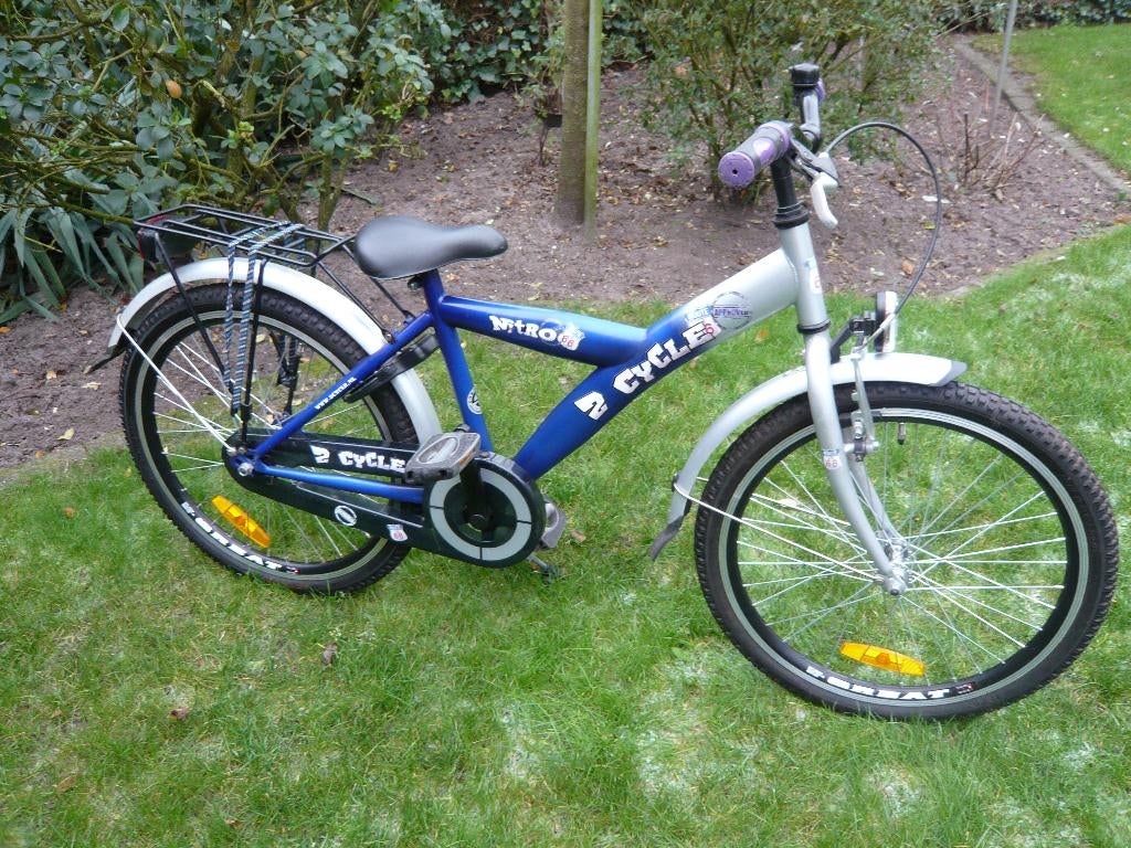 (2x) Mooie 22""+24inch nitro kinderfiets (zie omschrijving), Fietsen en Brommers, Fietsen | Jongens, Ophalen, Gebruikt, 22 inch