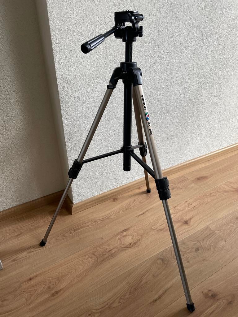 Velbon CX-660 Statief met draagtas, Ophalen, Zo goed als nieuw, 150 tot 175 cm, Driepoot