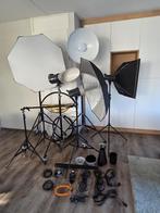 Complete Elinchrom studioset, Audio, Tv en Foto, Fotografie | Fotostudio en Toebehoren, Ophalen, Gebruikt, Complete fotostudio