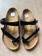 Nieuwe Birkenstock lak zwart teensandalen 38, Ophalen of Verzenden, Nieuw, Zwart, Sandalen of Muiltjes