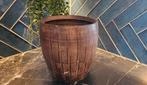 Houtenlook bloempot, Tuin en Terras, Ophalen, Gebruikt, Minder dan 40 cm