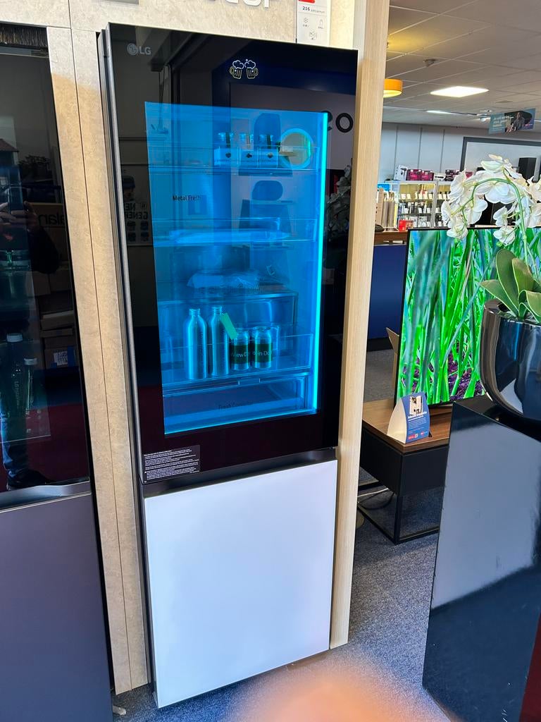 LG GBG719MDNN koelkast, Ophalen, Gebruikt, 200 liter of meer, Met aparte vriezer