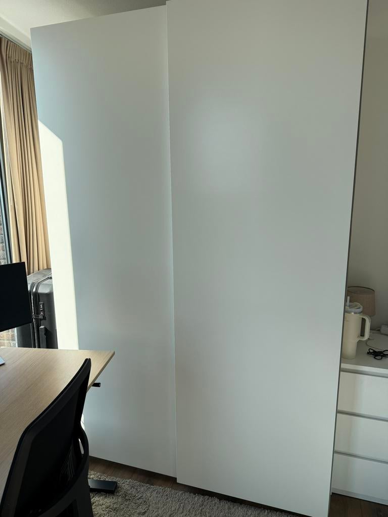 IKEA PAX kledingkast HASVIK schuifdeuren ZGAN - gedemonteerd, Ophalen, Zo goed als nieuw, 50 tot 75 cm, 200 cm of meer