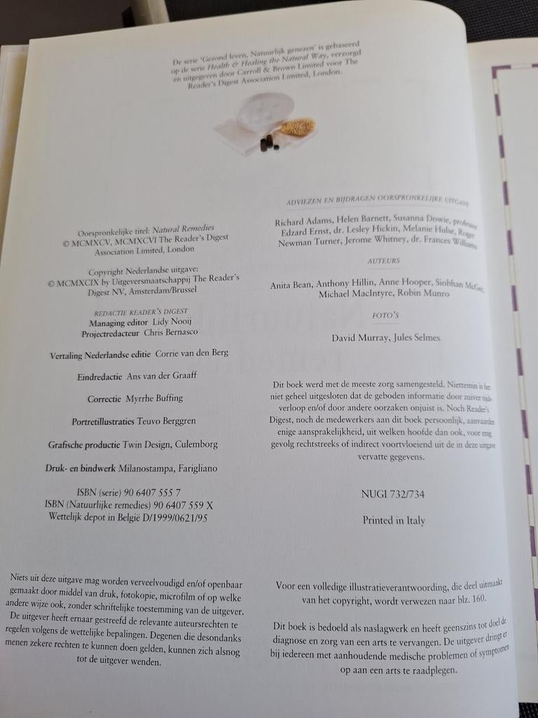 Natuurlijke remedies, Boeken, Ophalen of Verzenden, Zo goed als nieuw, Kruiden en Alternatief, Reader's Digest