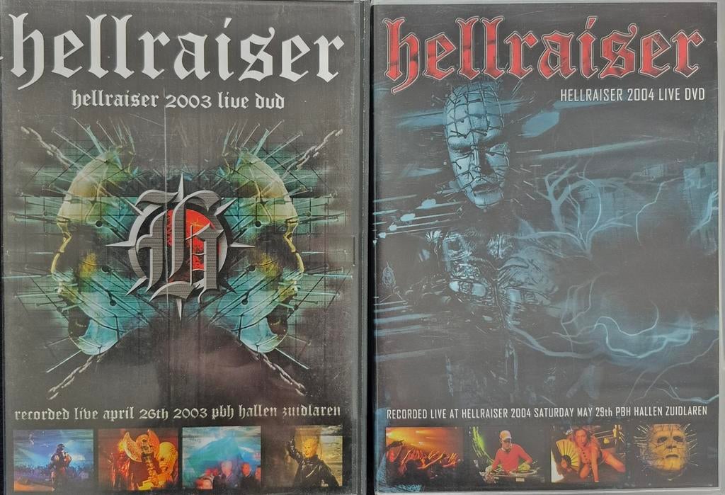 Hellraiser 2003 en 2004 Live DVD's, Alle leeftijden, Ophalen, Zo goed als nieuw