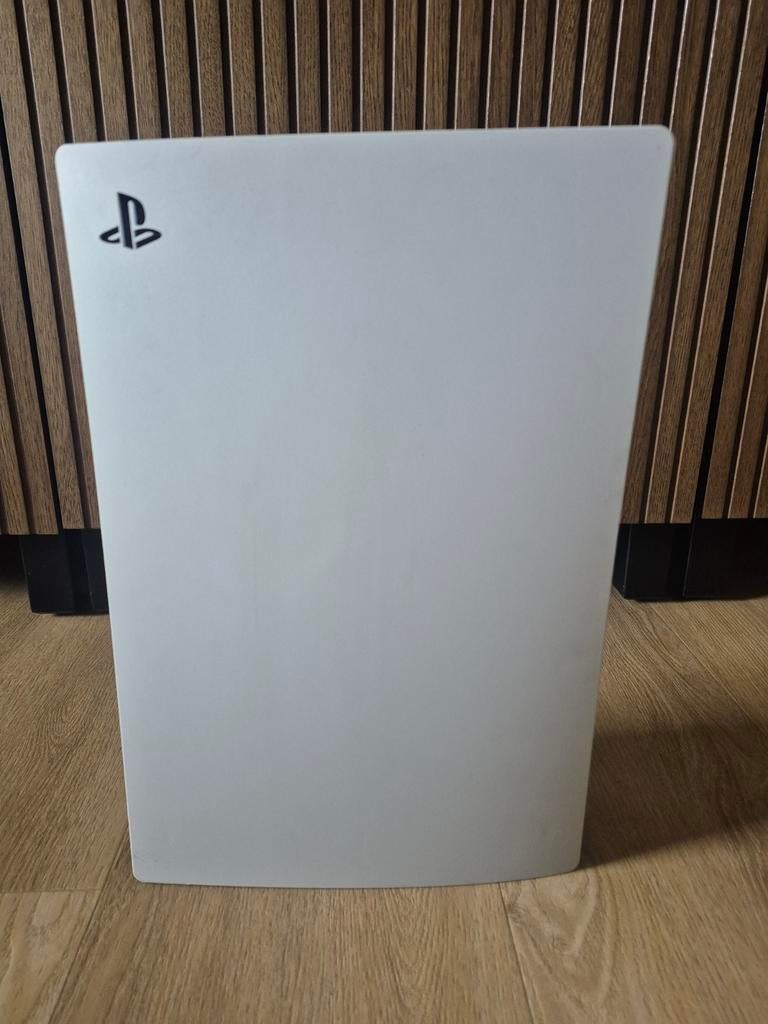 PS5 Slim Disc Edition 1TB incl 2 controllers en 6 spellen, Ophalen, Gebruikt, Playstation 5