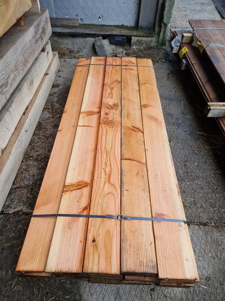 Douglas Schuttingplanken, Tuin en Terras, Palen, Balken en Planken, Ophalen, Nieuw, Planken