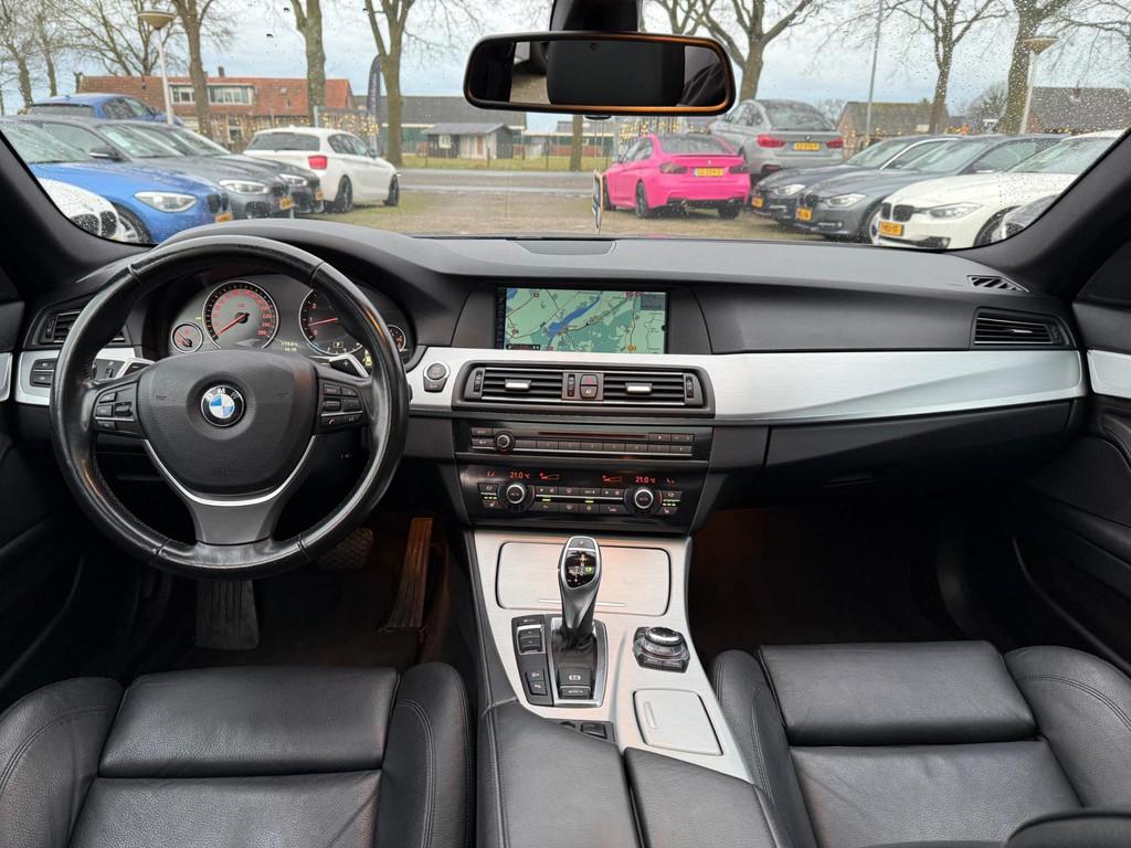 BMW 5-serie 535xi High Executive|Navigatie|Climate control|C, Automaat, Euro 5, Gebruikt, Zwart
