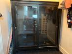 IKEA Vitrinekast Zwart - Gebruikt, Huis en Inrichting, Kasten | Vitrinekasten, Ophalen, Gebruikt, 100 tot 150 cm, 100 tot 150 cm