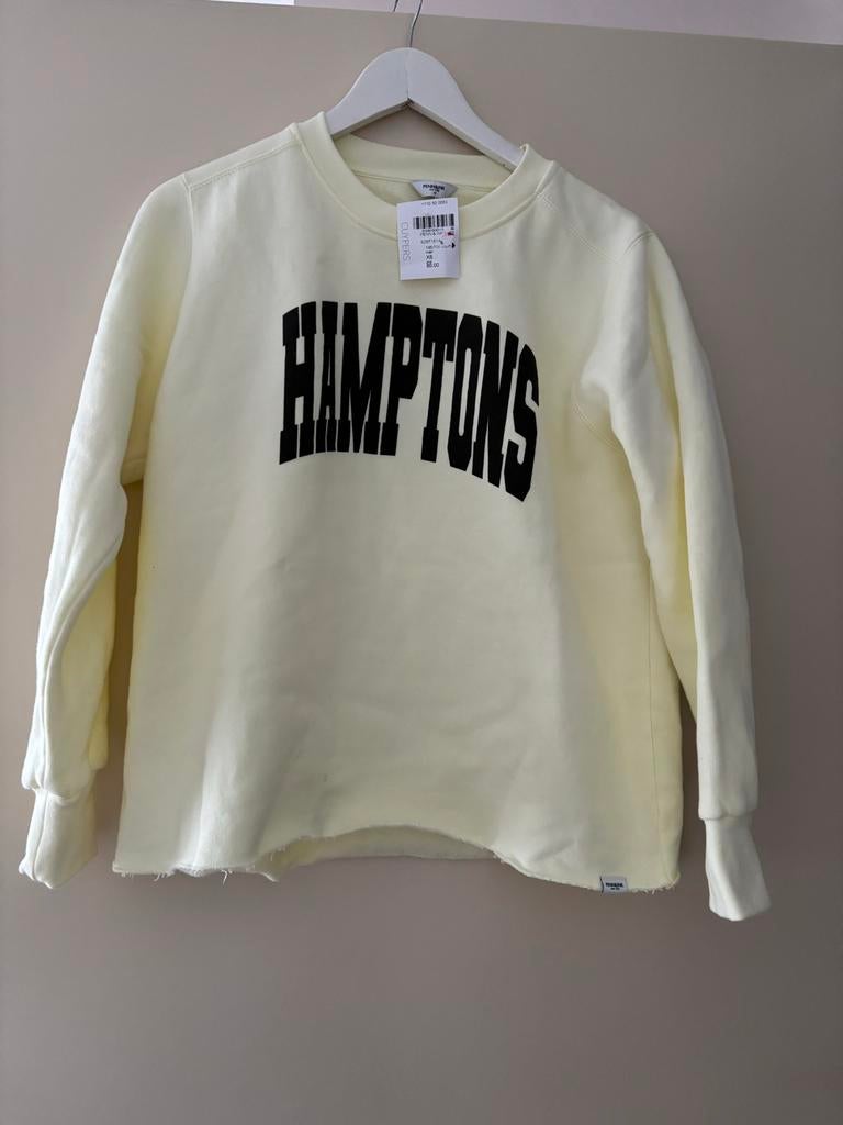 Penn&Ink Gele Sweater Maat XS Nieuw met 'Hamptons' print, Kleding | Dames, Truien en Vesten, Ophalen of Verzenden, Nieuw, Maat 34 (XS) of kleiner