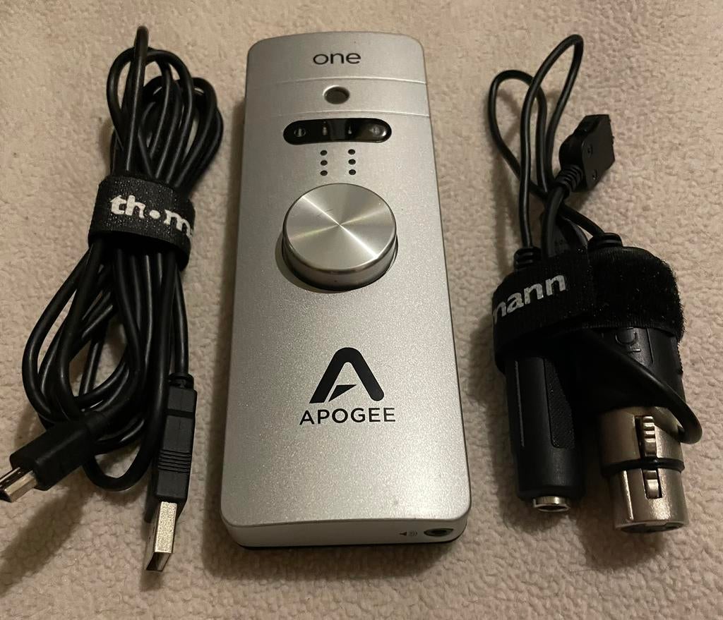 Te koop Apogee ONE audio interface MacOS Tahoe en Win10 comp, Ophalen of Verzenden, Zo goed als nieuw, Audio