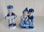 Vintage Delftsblauwe beeldjes handgeschilderd, Antiek en Kunst, Ophalen of Verzenden