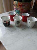 Espresso kopjes 5 stuks, Ophalen of Verzenden, Aardewerk, Overige stijlen, Kop(pen) en/of Schotel(s)