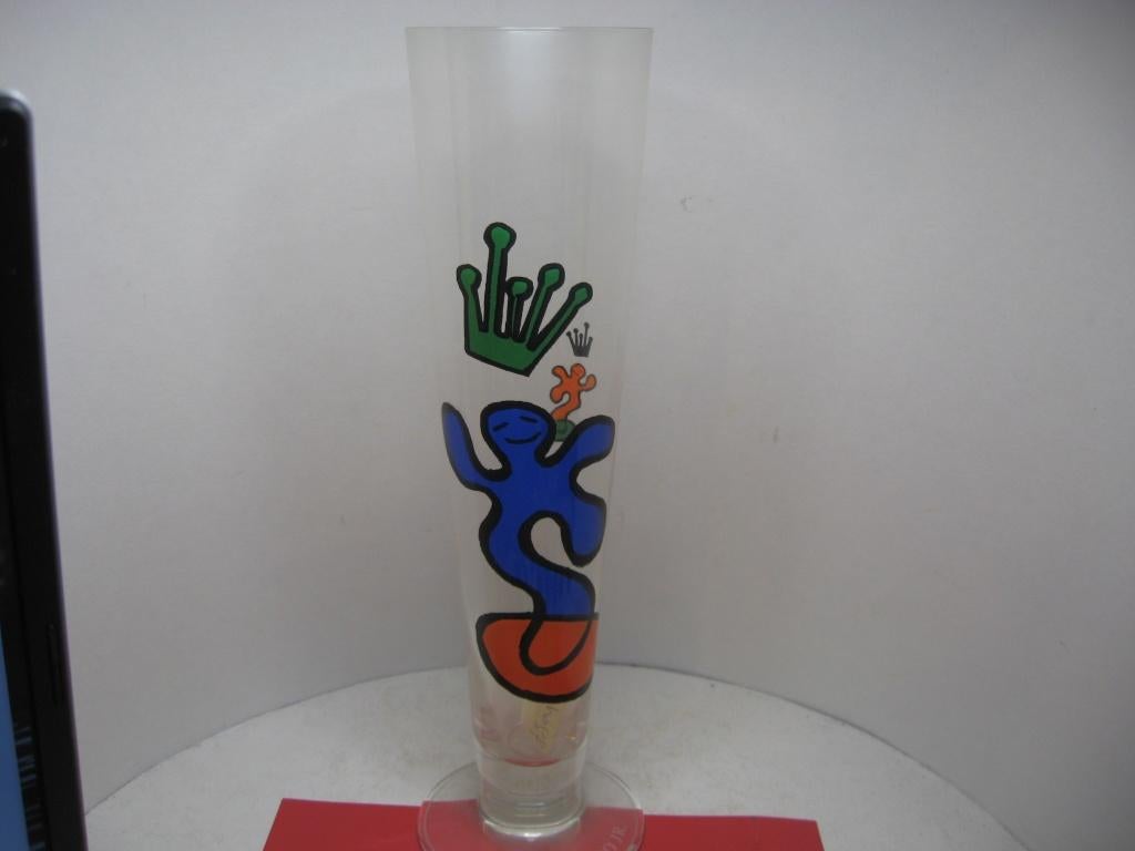 Ritzenhoff art collection glas (25cm) Marco Zanuso jr,  #1/2, Ophalen of Verzenden, Zo goed als nieuw, Gebruiksvoorwerp
