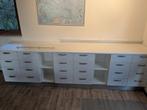 Ladenkast met 24 lades, 3 meter lang, RVS plint, Ophalen, Gebruikt, 5 laden of meer, Overige materialen