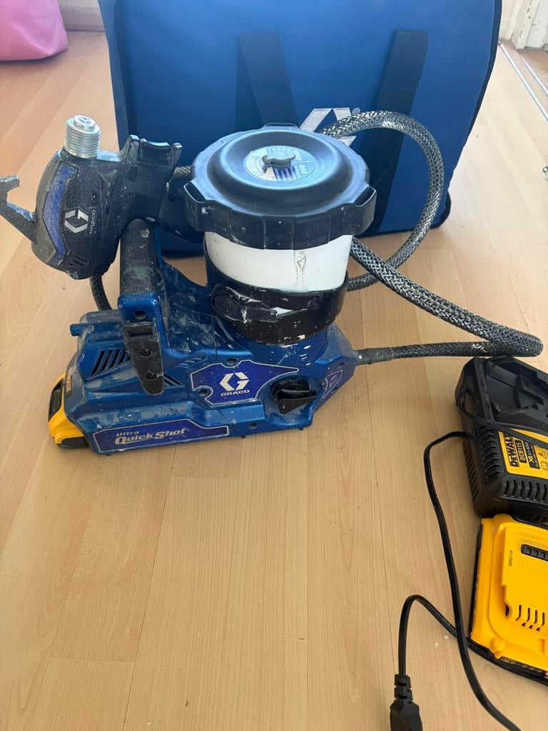 Graco ultra quickshot verstopt, Ophalen, Gebruikt, Verfspuit of Verfpomp