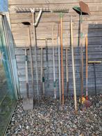 Diverse tuingereedschappen - Schop, hark, vork, schoffel, Tuin en Terras, Hand-tuingereedschap, Ophalen, Gebruikt, Schop