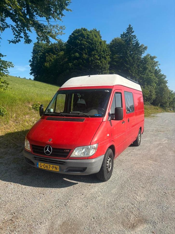 Leuke Mercedes benz sprinter L1/H2 2.2 camper, Caravans en Kamperen, Campers, Particulier, tot en met 2, Buscamper of Camperbus
