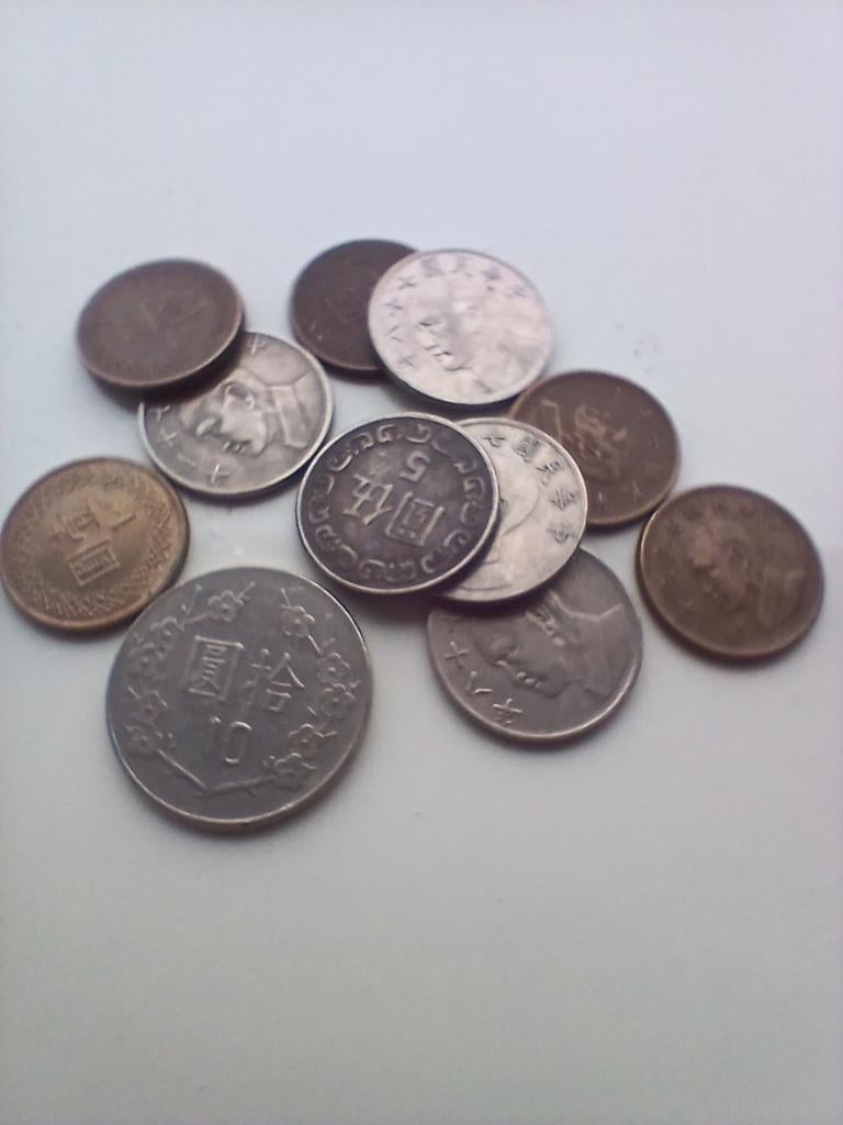 Munten Taiwan, Ophalen