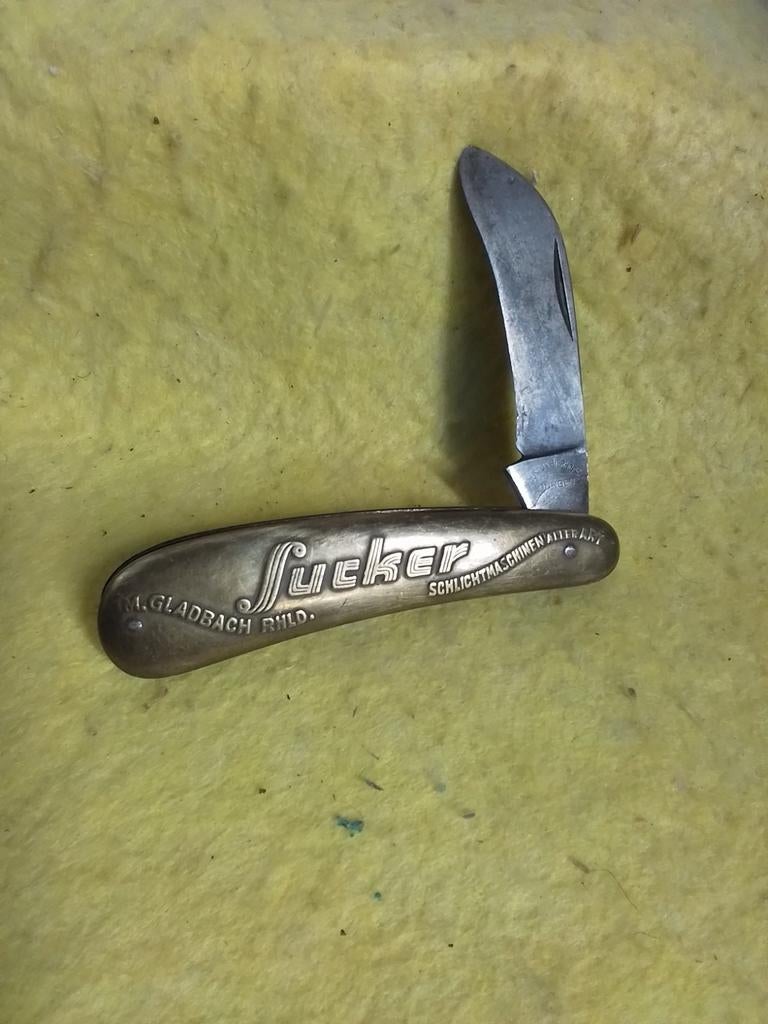 14996) antiek zakmes  BIERHOFF Solingen   Sucker, Antiek en Kunst, Ophalen of Verzenden