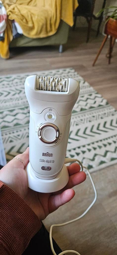 Braun Silk-épil 9 Epilator, Ophalen of Verzenden, Gebruikt, Scheren en Epileren