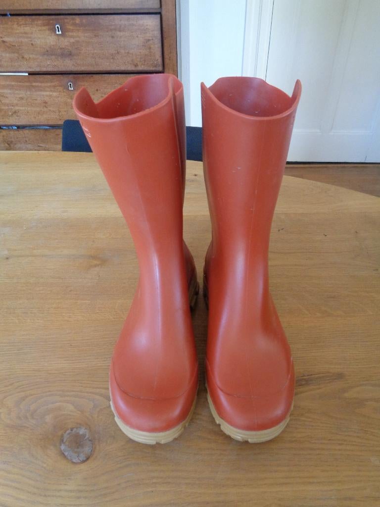 SOLOGNAC rubber regenlaarzen:mt 5.5/6.5., Kleding | Dames, Bruin, Solognac, Ophalen of Verzenden, Regenlaarzen