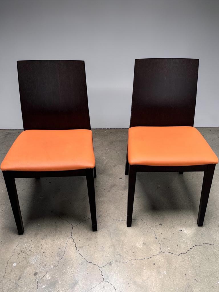2 pedralli stoelen, Huis en Inrichting, Stoelen, Ophalen of Verzenden, Gebruikt, Bruin, Twee