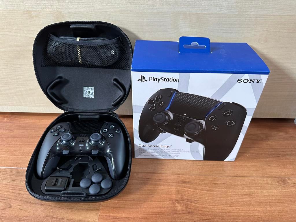 PS5 DualSense Edge Controller - Midnight Black, PlayStation 5, Ophalen of Verzenden, Zo goed als nieuw, Controller