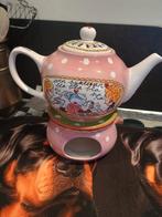Blond Amsterdam theepot roze met witte stippen + warmhouder, Huis en Inrichting, Blond Amsterdam, Overige typen, Ophalen of Verzenden