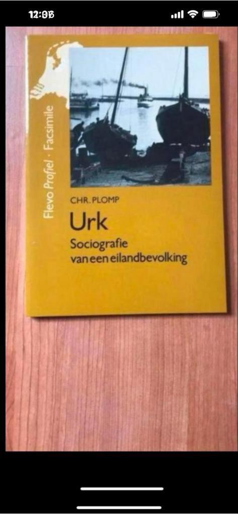 Urk: Sociografie van een eilandbevolking - Chr. Plomp, Boeken, Geschiedenis | Vaderland, Gelezen, 20e eeuw of later, Ophalen of Verzenden